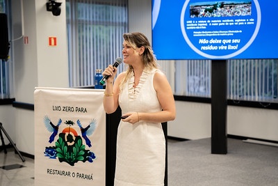 Palestra sobre reciclagem na CMC