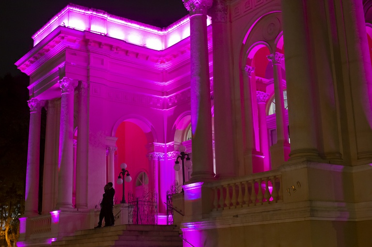 Ações do Outubro Rosa foram além da iluminação do Palácio Rio Branco