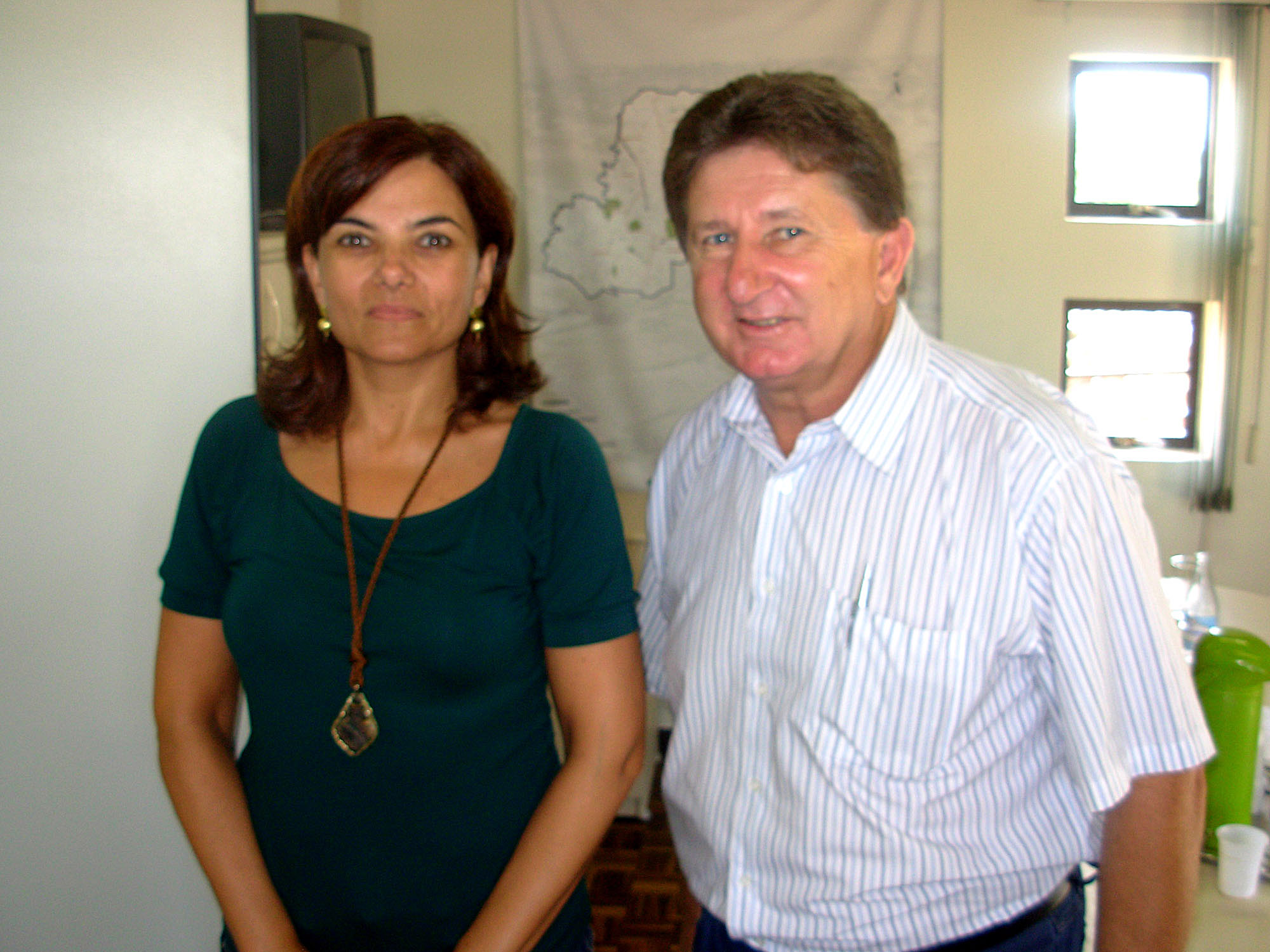 Administradora do Boa Vista recebe vereador 