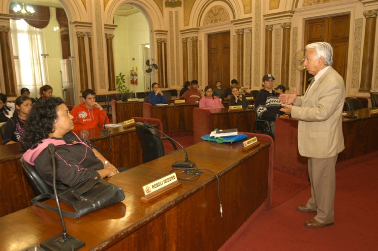 Alunos visitam a Câmara Municipal 