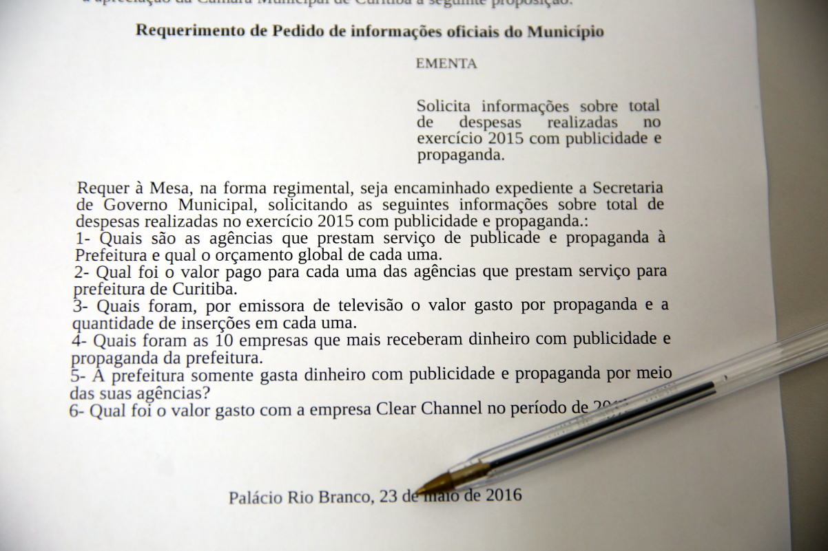 Apresentada resposta de questionamentos a gastos em publicidade
