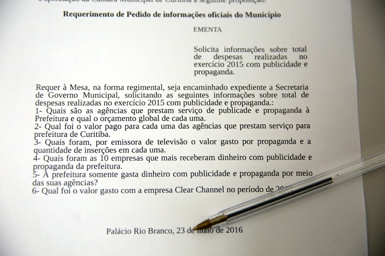 Apresentada resposta de questionamentos a gastos em publicidade