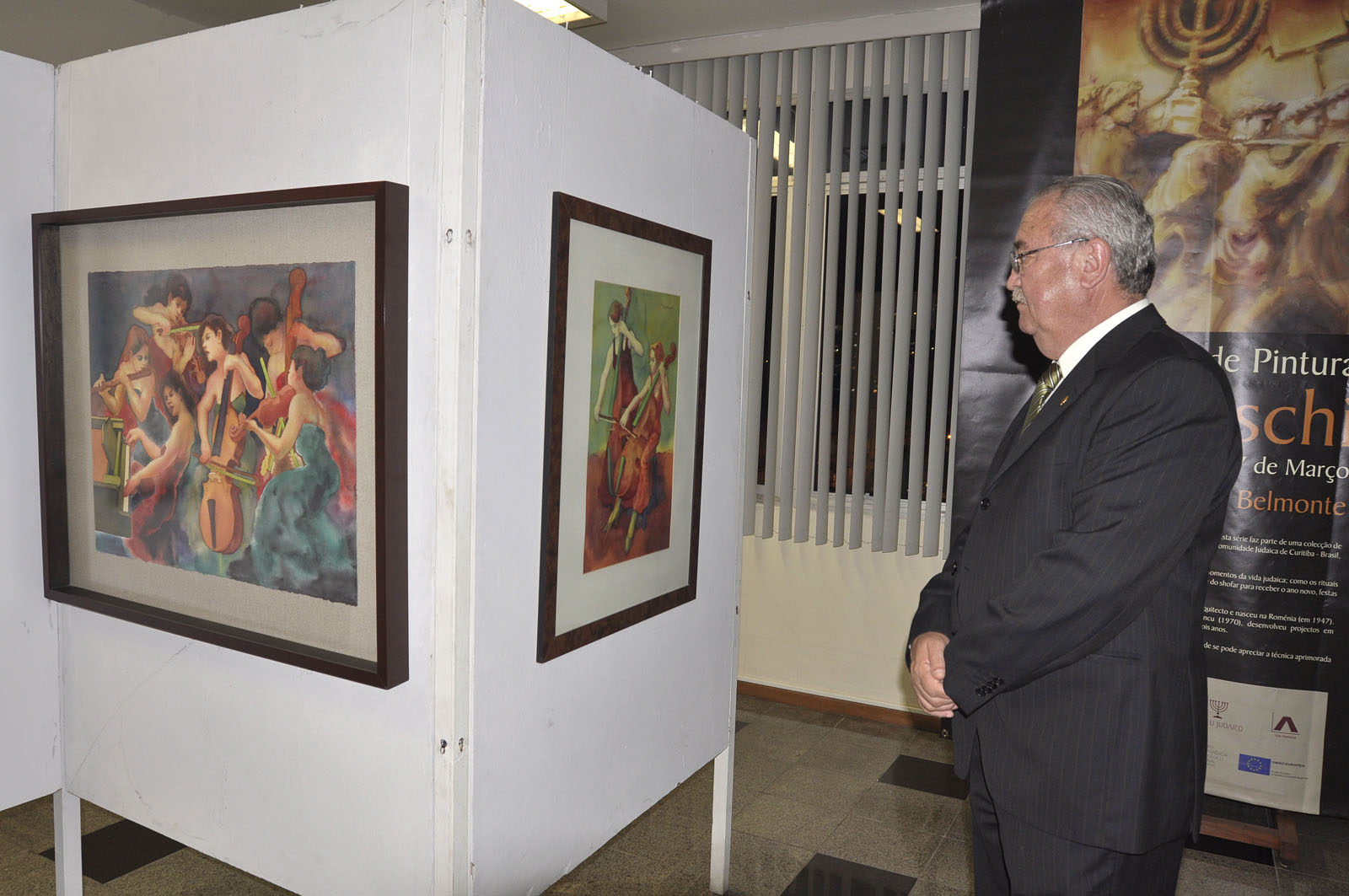 Artista plástico é homenageado  