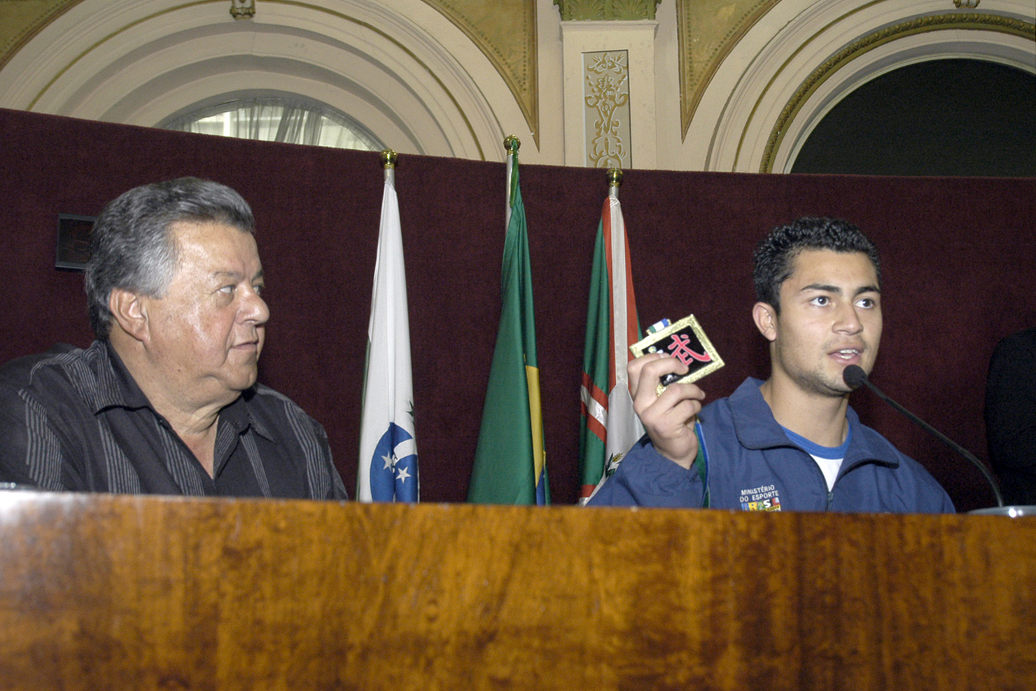 Atleta agradece apoio ao esporte  
