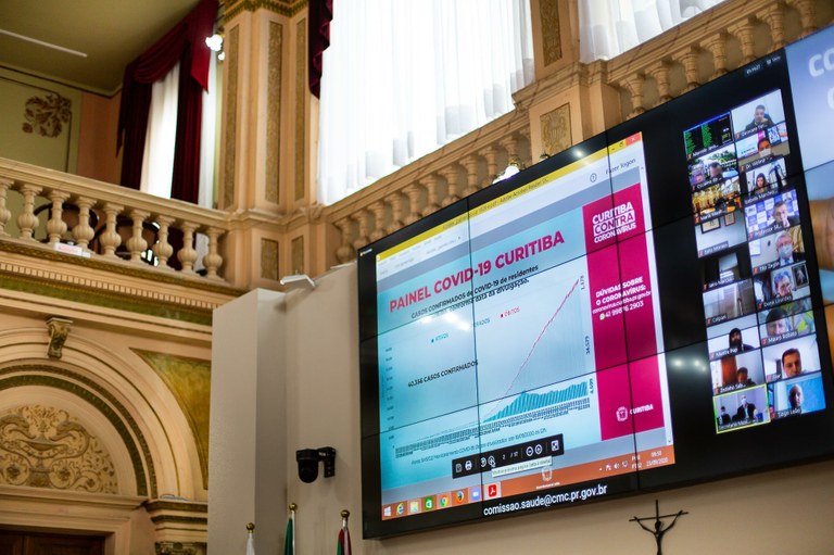 Audiência da Saúde: após 9 meses de pandemia, Curitiba tem 40,3 mil casos 