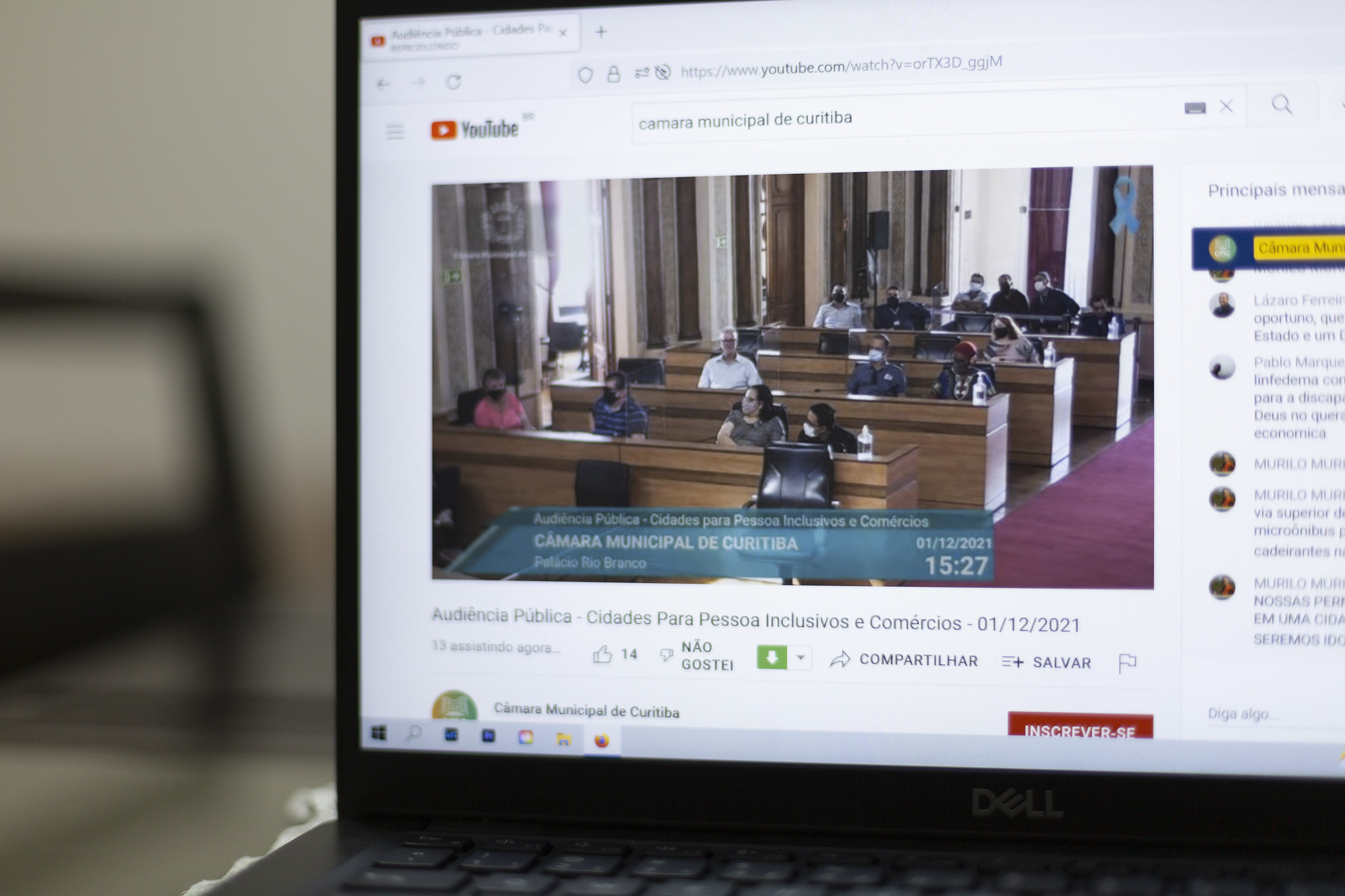 Audiência sobre acessibilidade reúne sugestões de melhorias para Curitiba