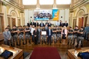 Batalhão Rone recebe homenagem na Câmara de Curitiba
