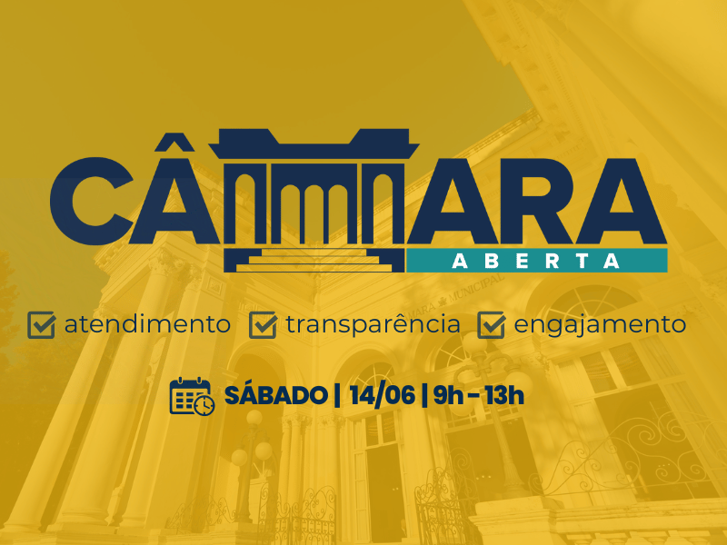 Câmara Aberta estreia com serviços à população, workshops e Tribuna do Povo 