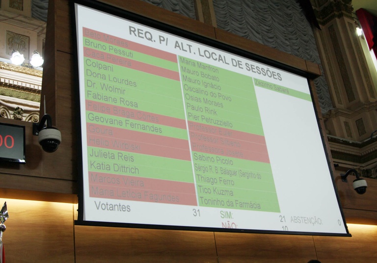 Câmara aceita sugestão da Sesp e realiza sessões na Ópera de Arame