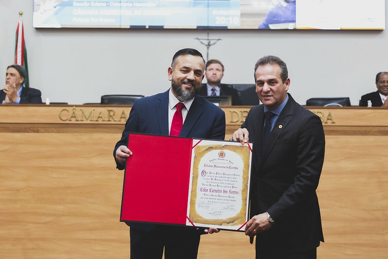 Câmara concede Cidadania Honorária a pastor da Igreja O Brasil Para Cristo