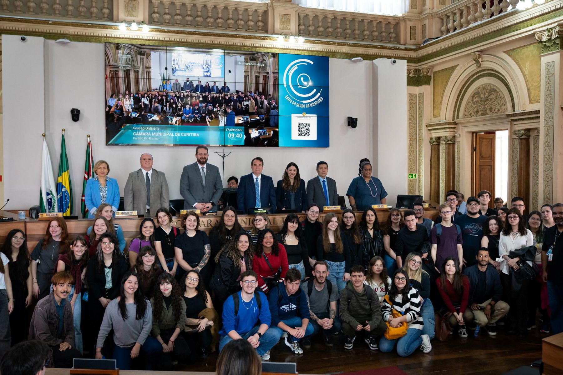 Câmara debate comunicação pública com alunos da UP