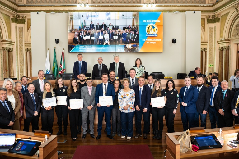 Câmara de Curitiba celebra 170 anos da Polícia Civil do Paraná
