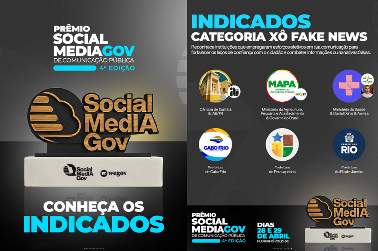 Câmara de Curitiba é finalista do 4º Prêmio Social Media Gov