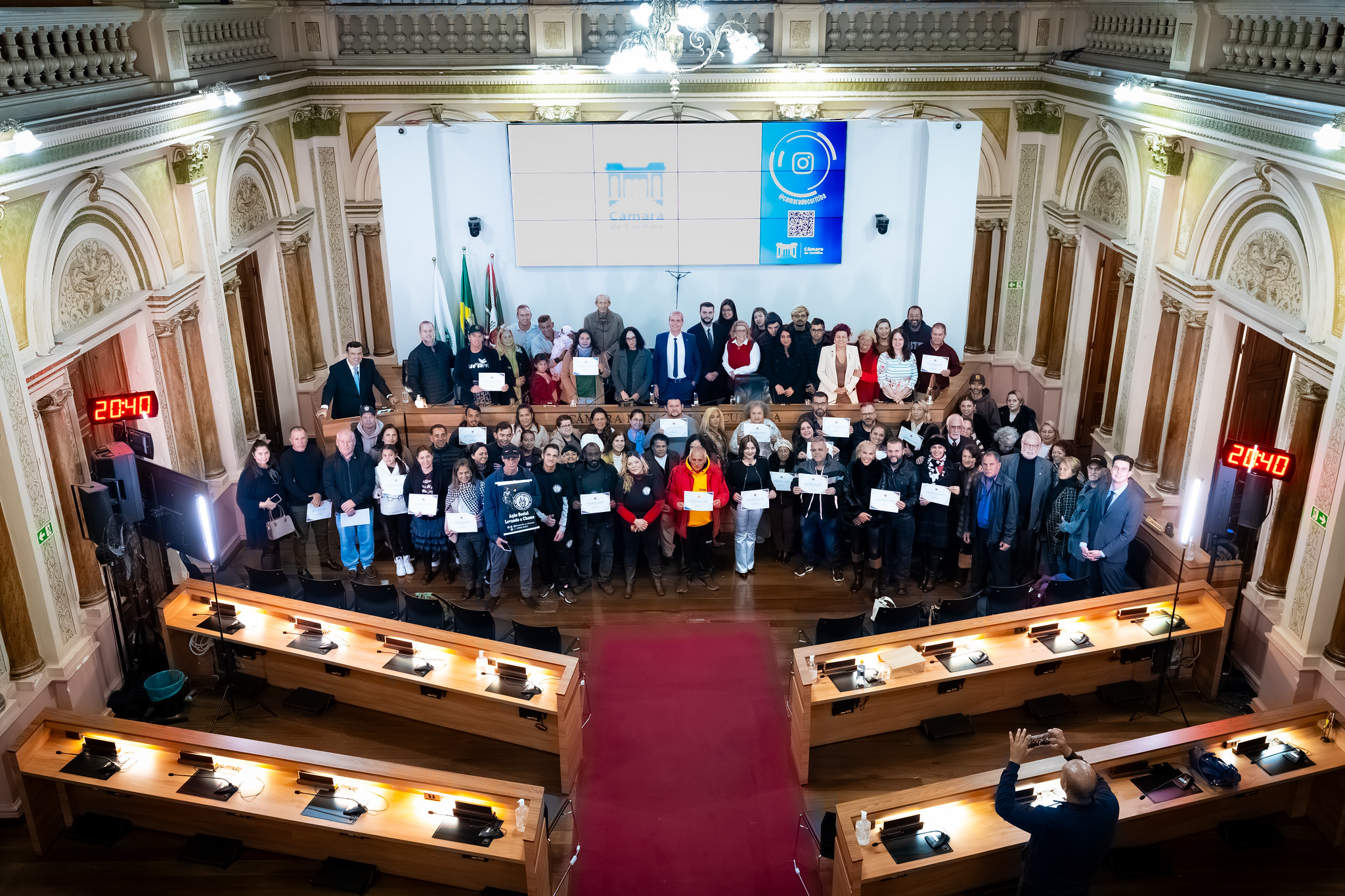 Câmara de Curitiba homenageia entidades e lideranças do terceiro setor