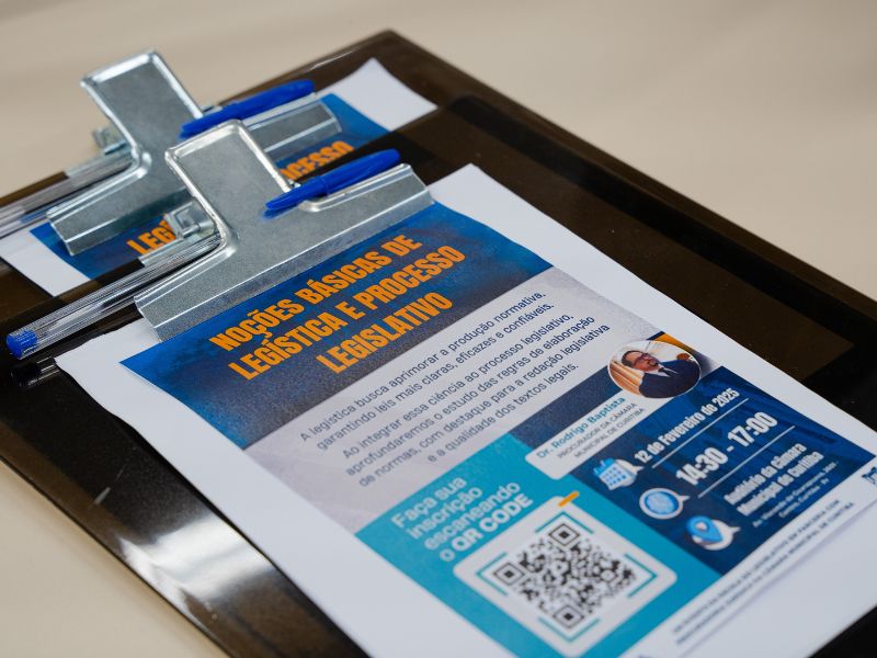 Câmara de Curitiba promove capacitação sobre processo legislativo 