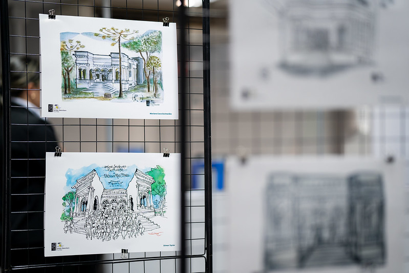 Câmara de Curitiba sedia exposição do Urban Sketchers