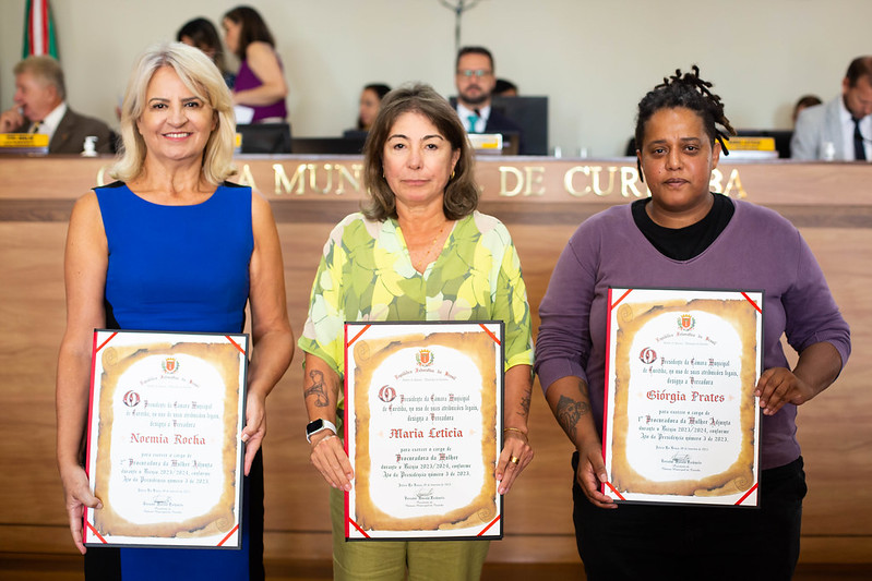 Câmara empossa procuradoras da Mulher para o biênio 2023/2024