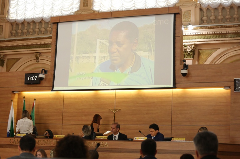 Câmara homenageia Jairo Nascimento, o "Pantera Negra"