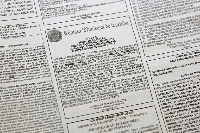 Câmara licita equipamentos de foto, áudio e vídeo