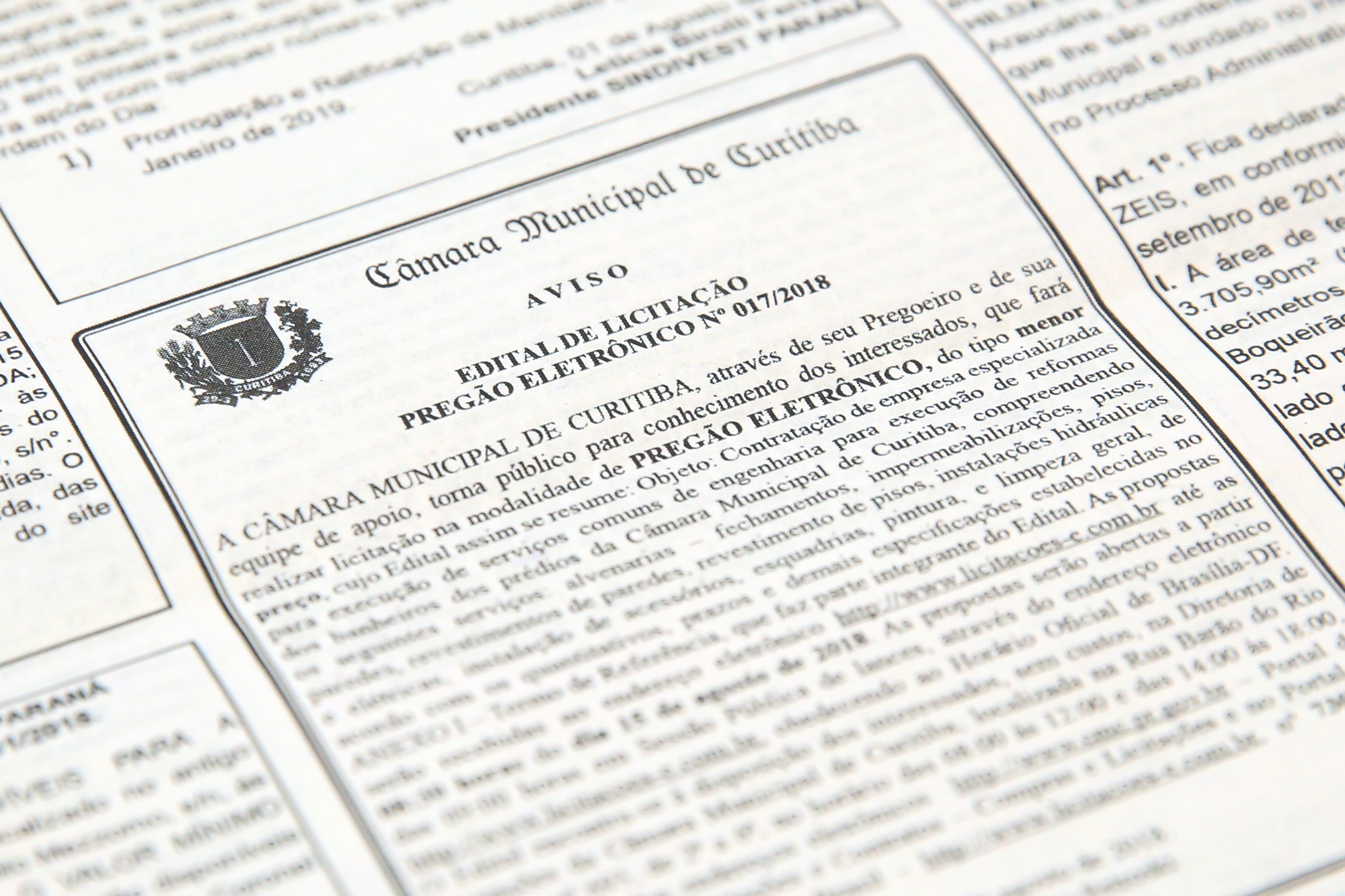 Câmara licita reforma de banheiros e implantação de vestiários