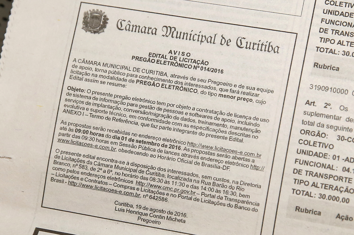 Câmara licita sistema de informação para gestão de pessoas