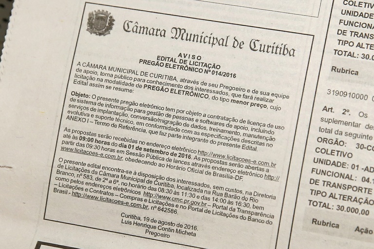 Câmara licita sistema de informação para gestão de pessoas