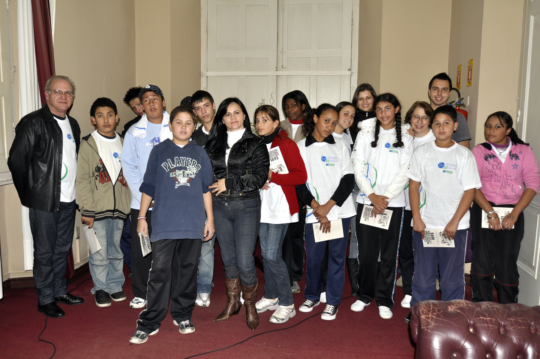 Câmara recebe alunos do Instituto Sou Cidadão 