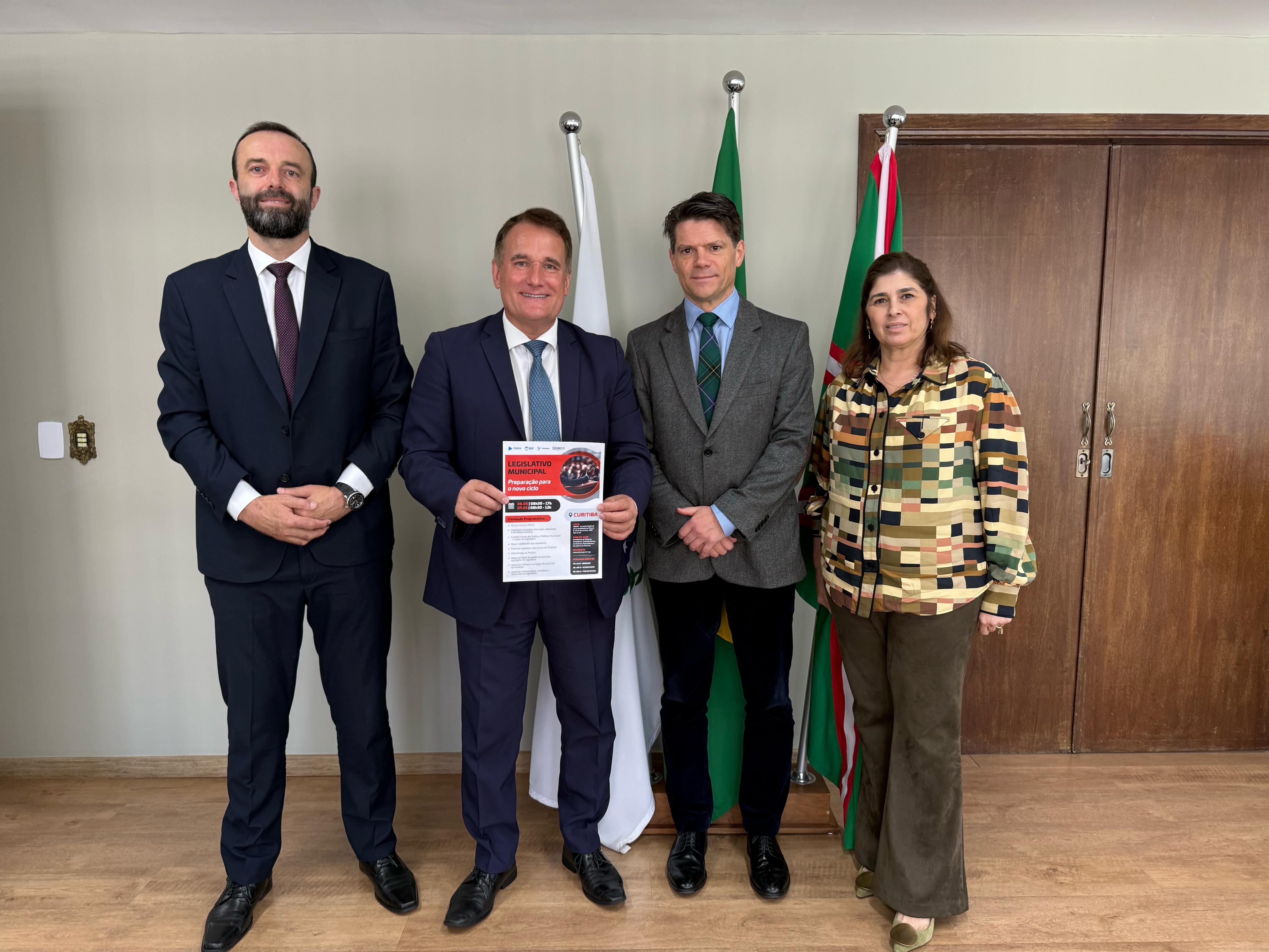 Câmara recebe convite do TCE-PR para evento de capacitação