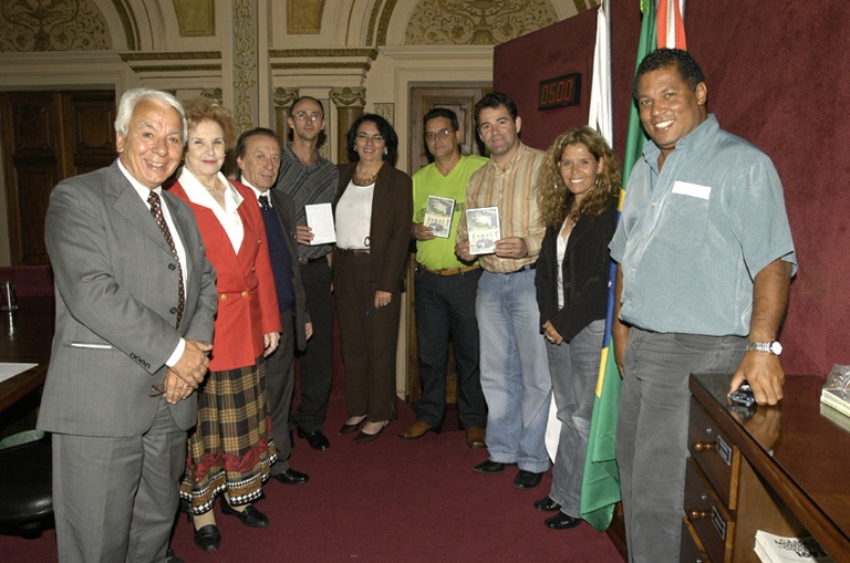 Câmara recebe prefeito e vereador de Araruna 