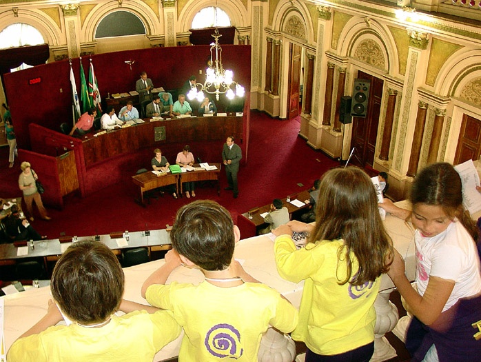 Câmara recebe visita de alunos 