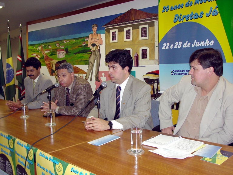 Ciclo de debates lembra 20 anos de Diretas Já 