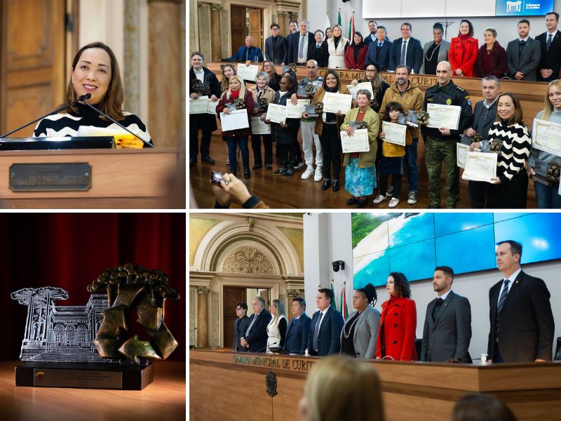Câmara de Curtiba entrega Prêmio Ecologia e votos de congratulações