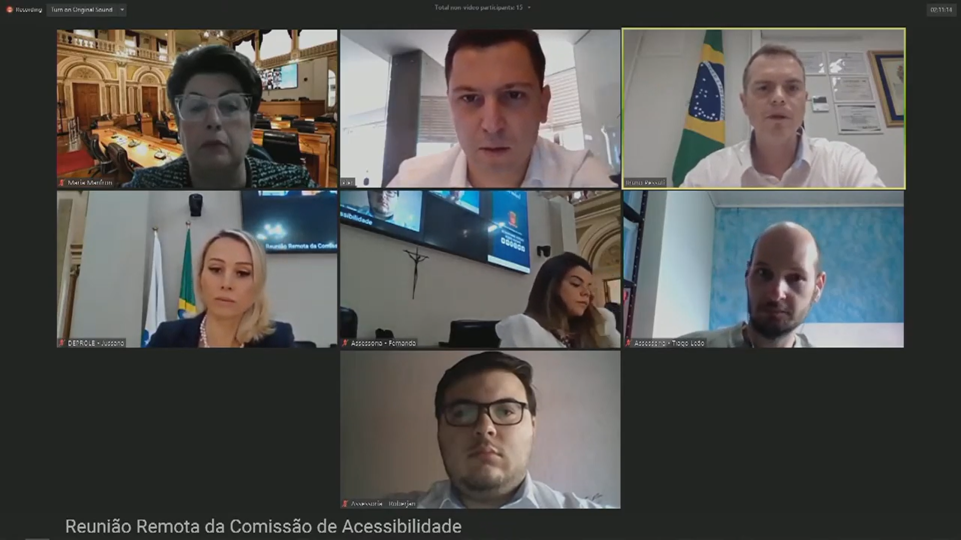 Código de cores em bengalas e vagas para autistas prontos para plenário