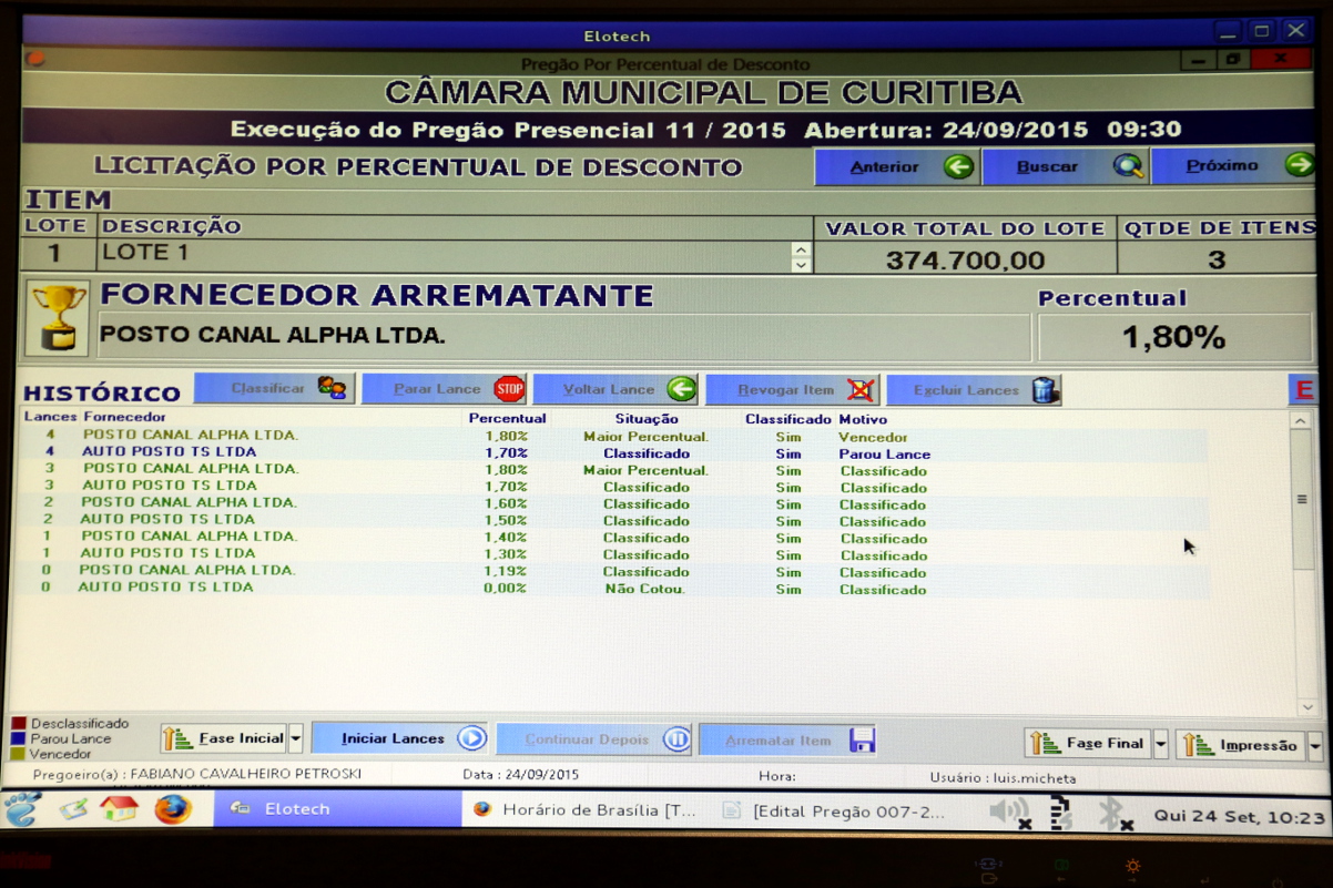 Com maior desconto, Câmara contrata novo posto de combustíveis