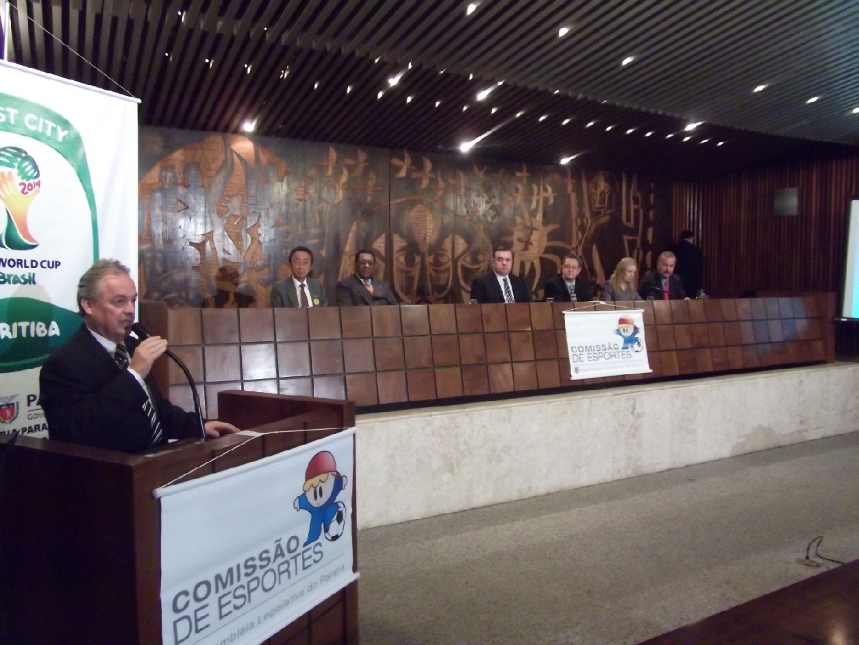 Comissão representada em evento sobre a Copa  