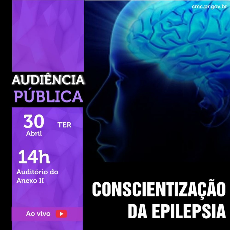 Conscientização à epilepsia é tema de audiência pública nesta terça