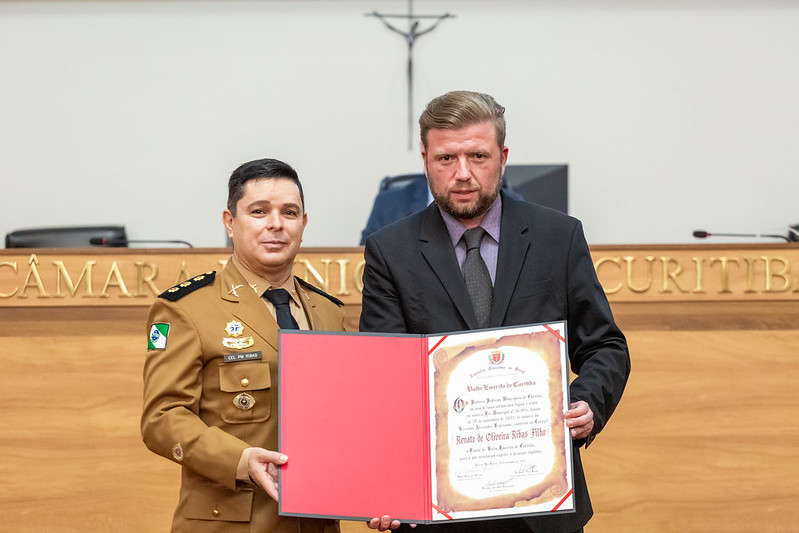 Coronel da PM Renato Ribas é nomeado vulto emérito de Curitiba