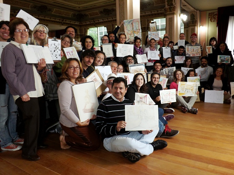 Croquis Urbanos retrata Palácio Rio Branco 