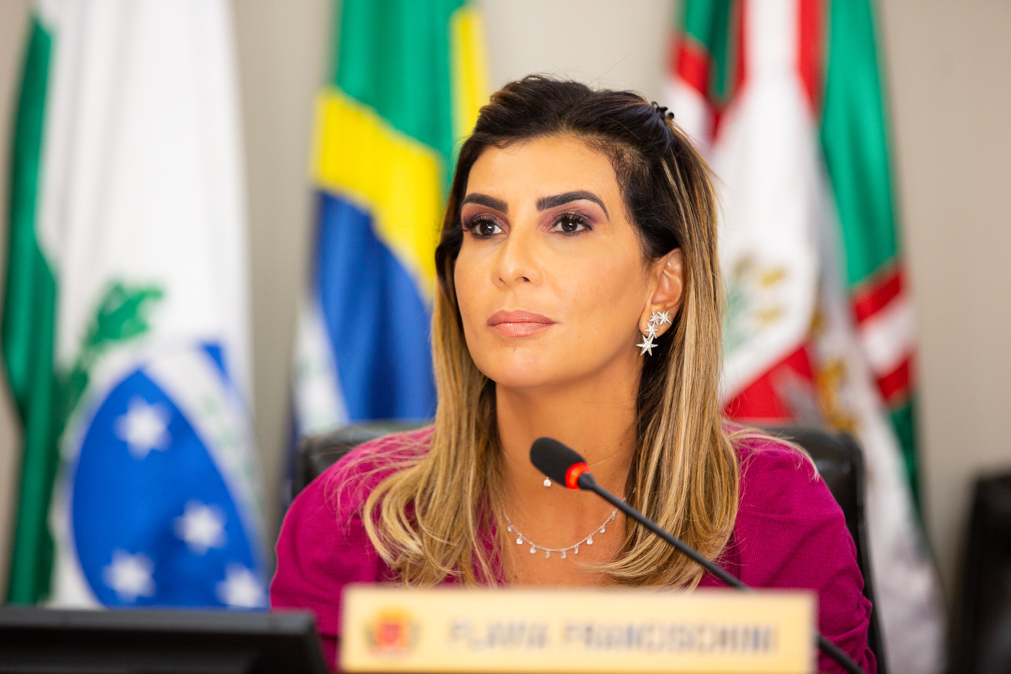 De alta da UTI, vereadores desejam plena recuperação a Flávia Francischini