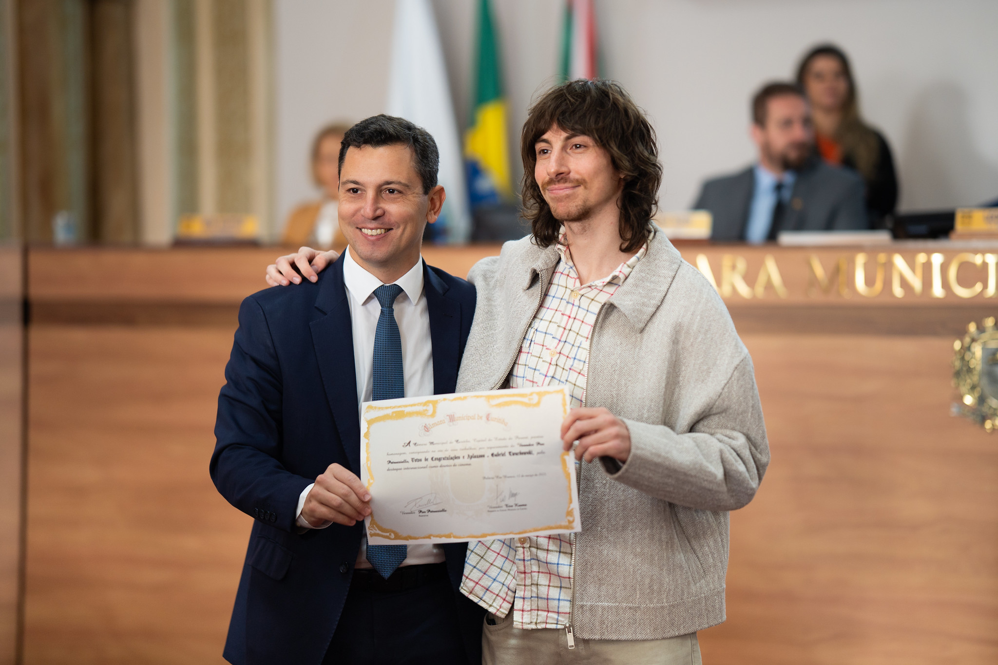 Diretor de cinema Gabriel Twardowski é destaque na Câmara de Curitiba