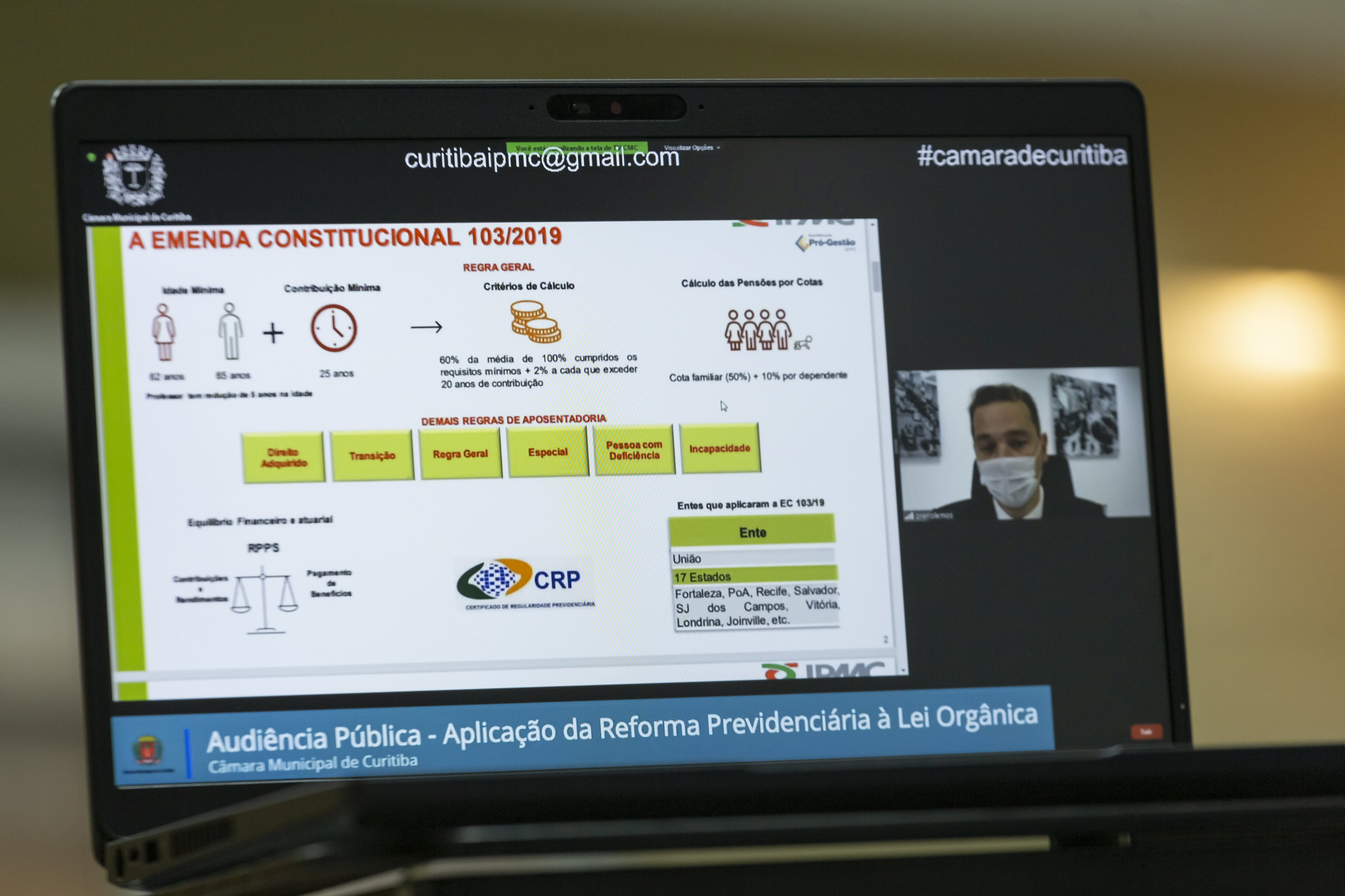 Em audiência, IPMC é questionado sobre futuras mudanças na previdência de Curitiba