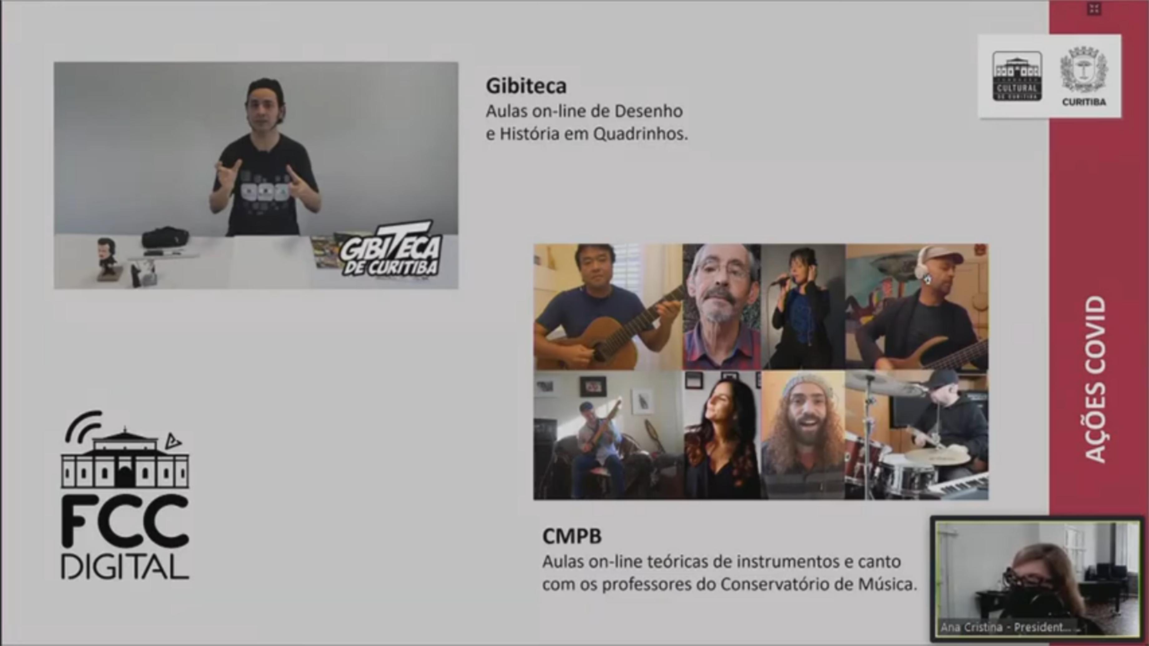 Em debate com presidente da FCC, vereadores pedem auxílio à área cultural