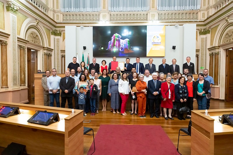Em solenidade, Câmara homenageia a entidade budista Soka Gakkai
