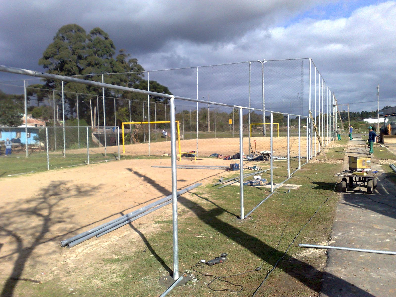Emenda garante reforma em cancha 