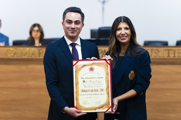 FAS completa 33 anos e ganha homenagem na Câmara de Curitiba