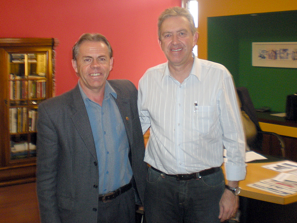 Frote e Ducci discutem desapropriações e obras 