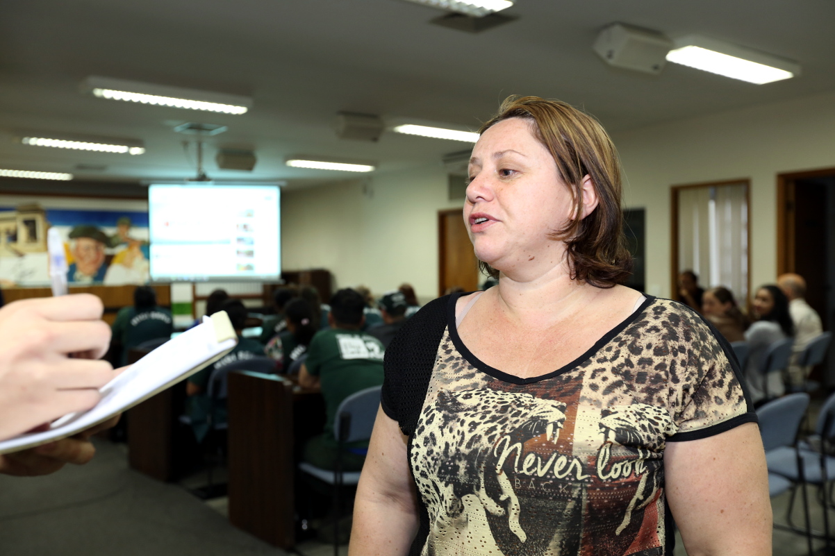 Funcionários terceirizados da Câmara participam de treinamento