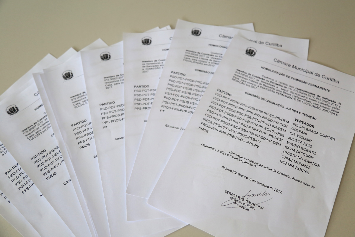 Homologadas, comissões permanentes serão instaladas