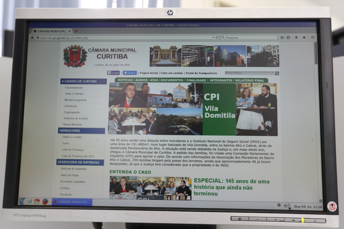 Hotsite reúne informações sobre a CPI da Vila Domitila