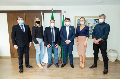 Visita à presidência - Câmara de Joinville